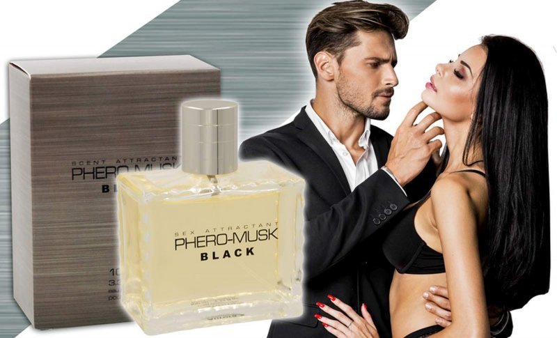 Męskie perfumy z feromonami Phero-musk Black 100 ml