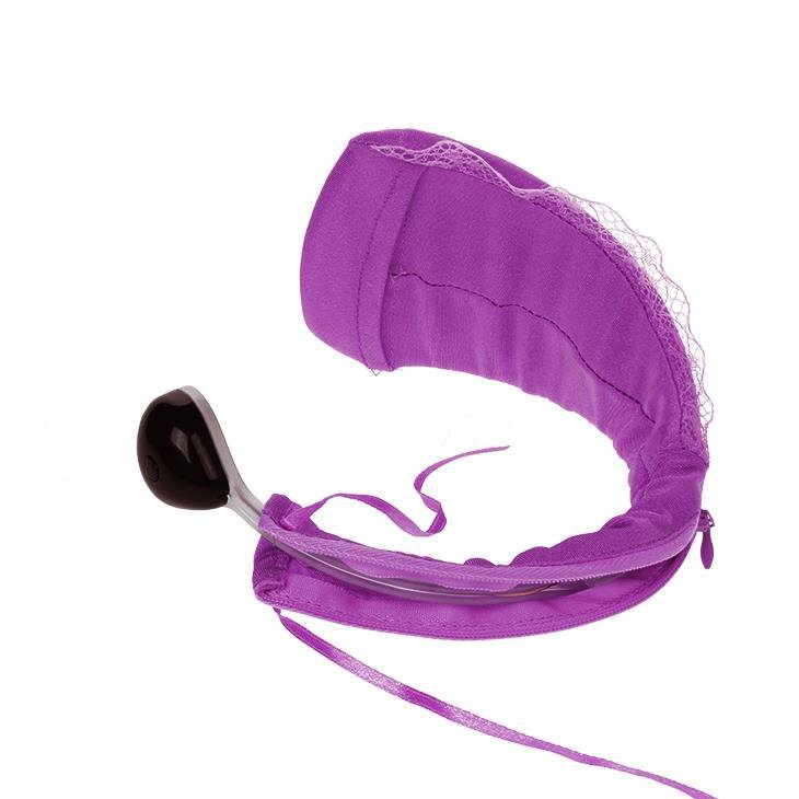 Wibrujące majteczki dyskretny wibrator Baile - C-string
