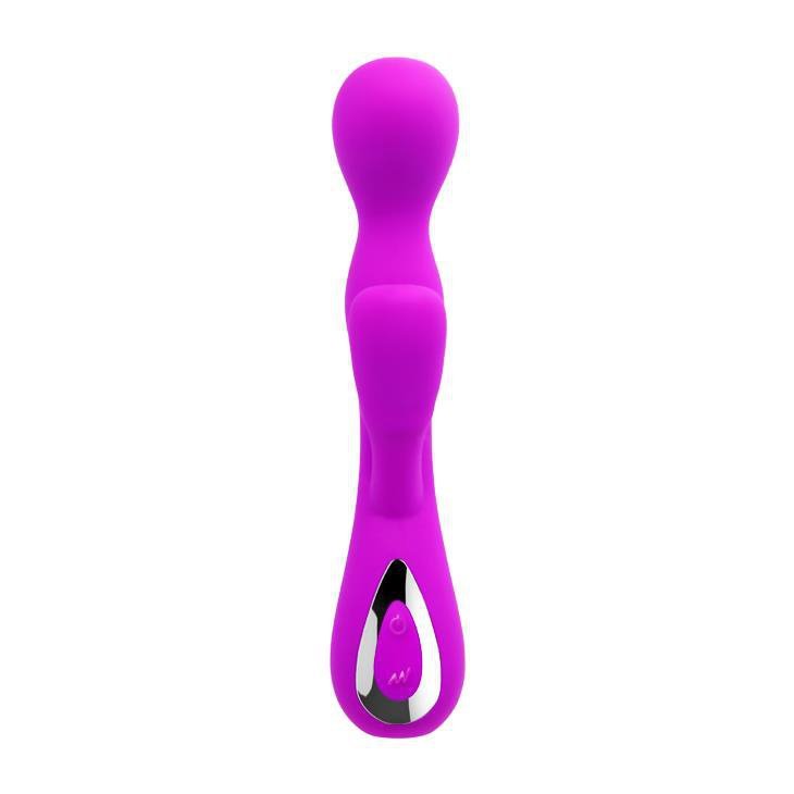 Wibrator stymulator punktu g z króliczkiem Pretty Love Impluse