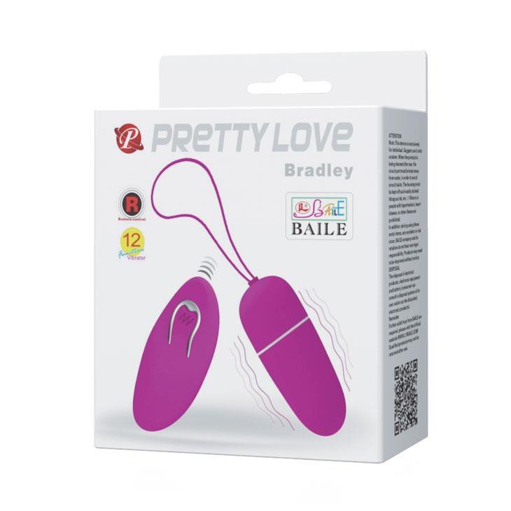 Wibrujące jajeczko z pilotem Pretty Love Bradley