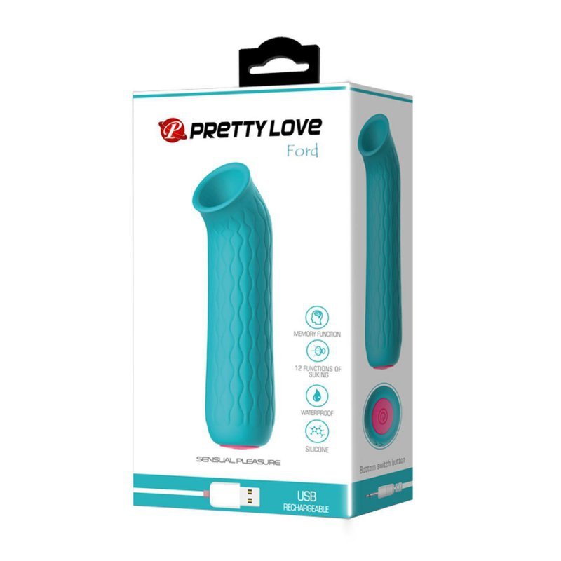 Powietrzny stymulator łechtaczki  Pretty Love Ford niebieski