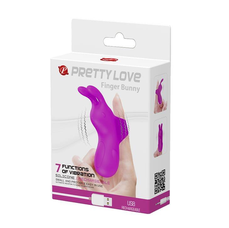 Masażer erotyczny króliczek na palec Pretty Love - Finger Bunny