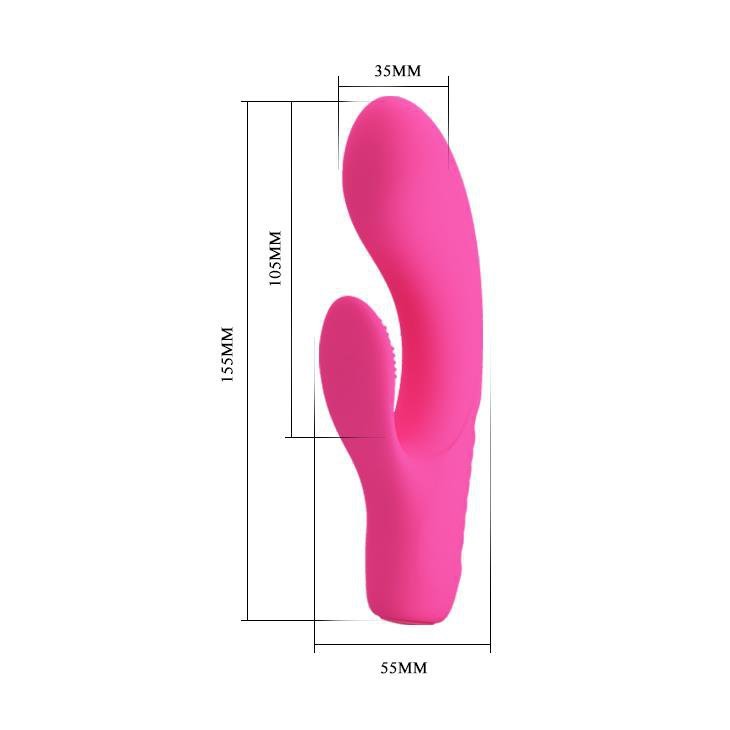 Wibrator króliczek z pamięcią Pretty Love Tim fuksja
