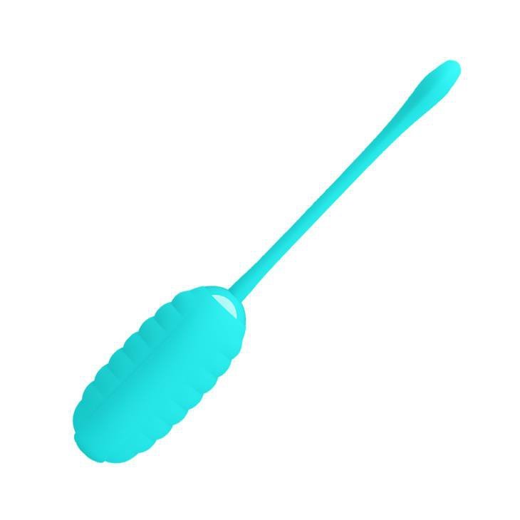 Prązkowane jajeczko wibrujące Pretty Love Kirk Egg zielone