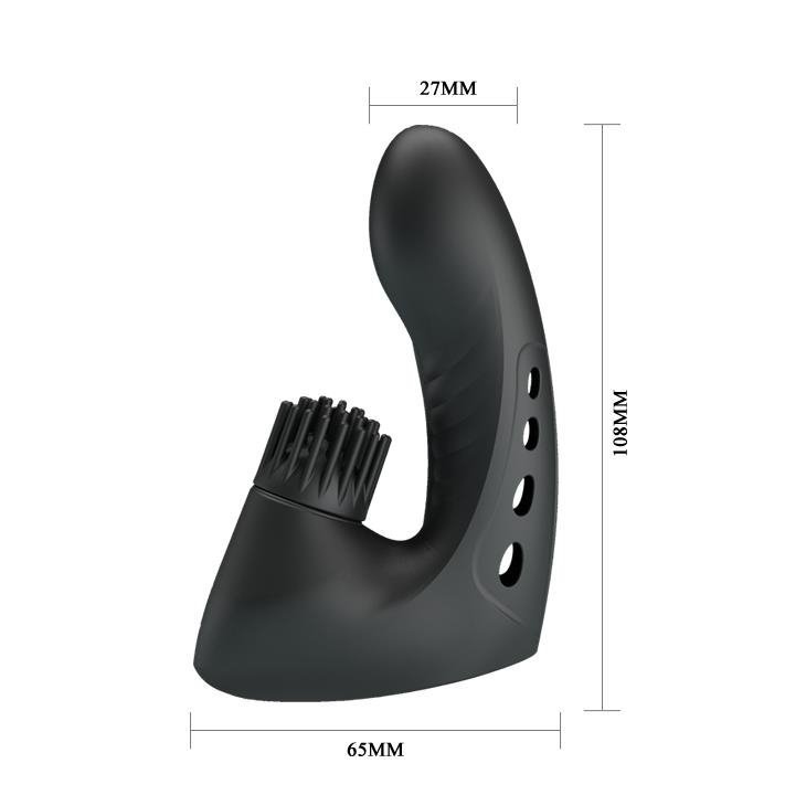 Wibrator na palec z rotacyjnym masażerem łechtaczki Pretty Love Magic Finger Drill
