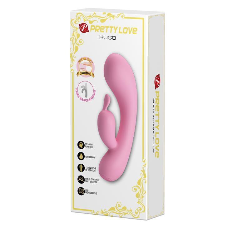 Wibrator króliczek stymulator punktu g Pretty Love Hugo