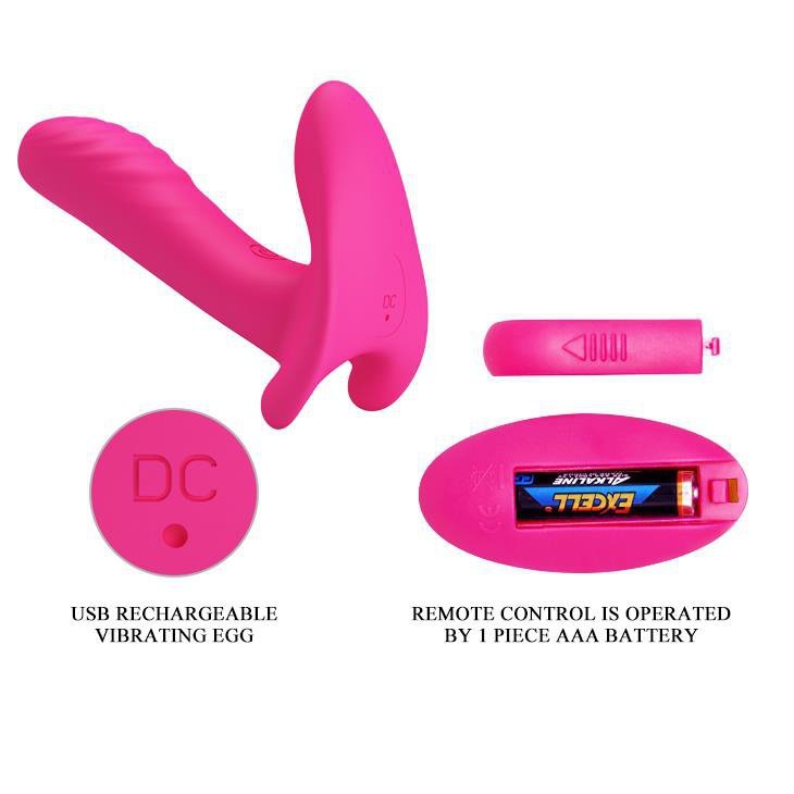 Pretty Love remote control massager, 12 vibration functions wireless remote control