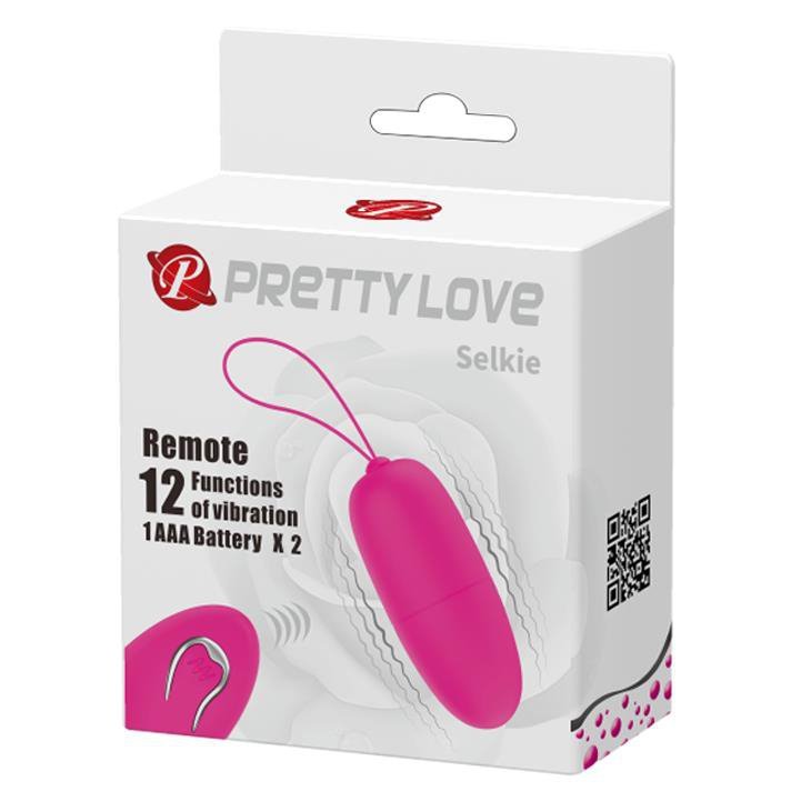 Jajeczko wibrujące dopochwowe Pretty Love Selkie różowe