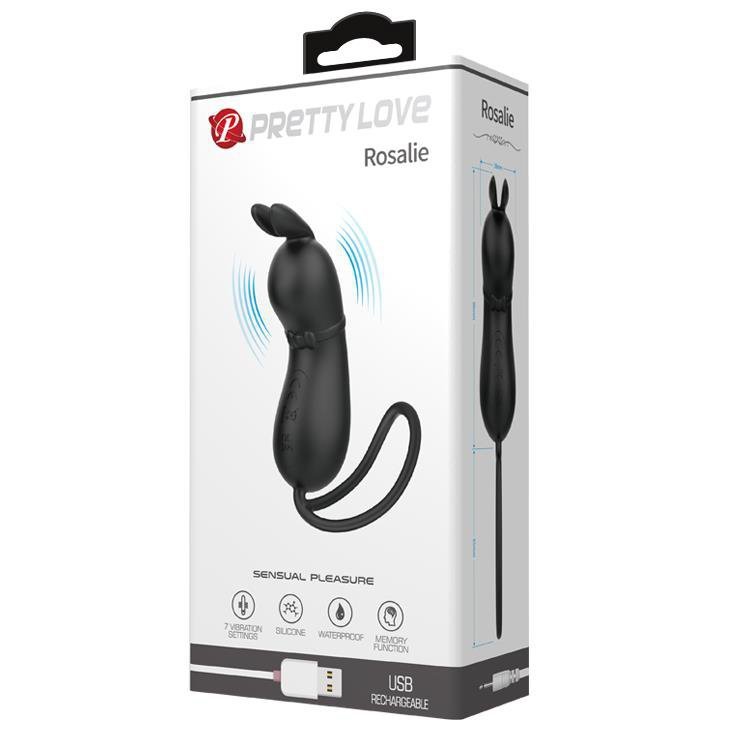 Wibrator pocisk 7 funkcji królik Pretty Love Rosalie