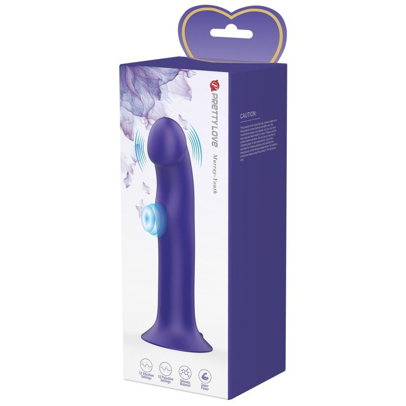 Wibrujące dildo na przyssawce Pretty Love - Murray 