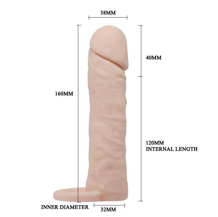 Nakładka na penisa przedłużka Pretty Love Penis Sleeve Medium