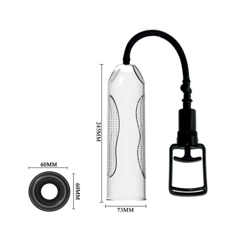 Wibrująca pompka do penisa Baile Penis Enlargement System 9,8'' 