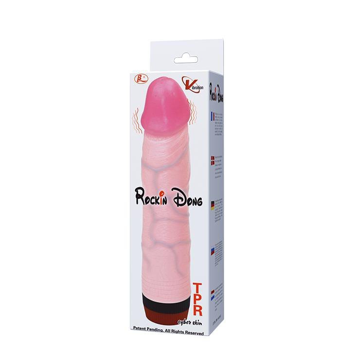 Naturalne wibrujące dildo sztuczny penis 21 cm