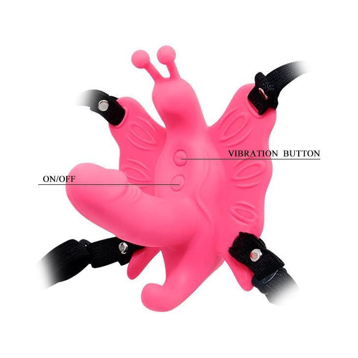 Baile - ultra passionate harness, 30 vibration functions wireless remote control