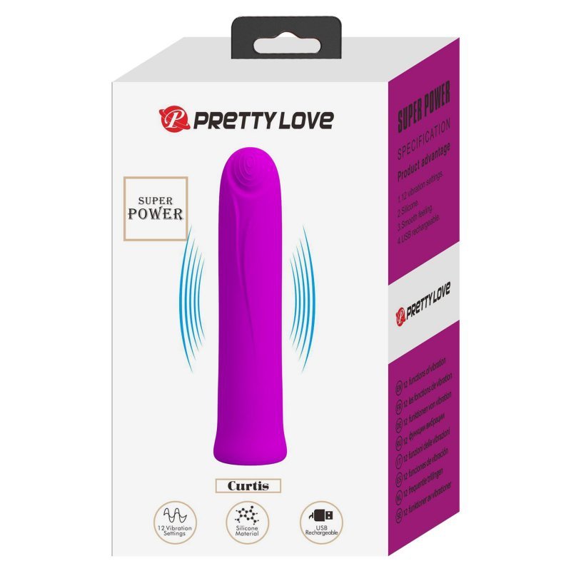 Wibrator Pretty Love Curtis 12 wibracji, pamięć funkcji