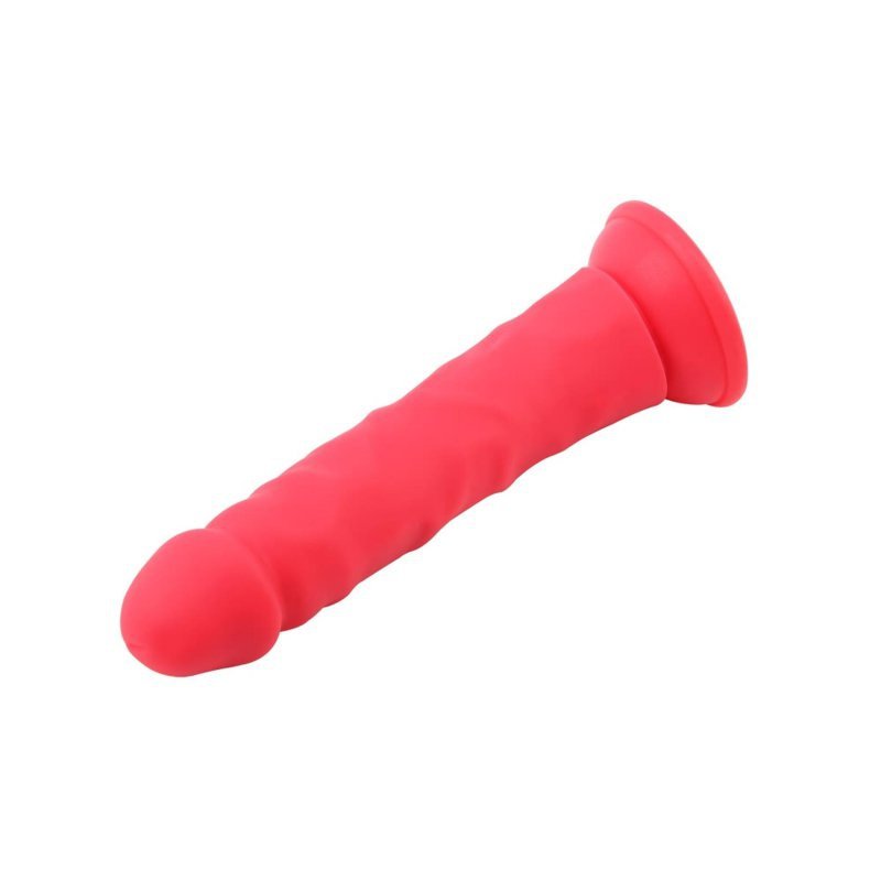 Dildo do pochwy i anala Steven.R czerwony 22cm