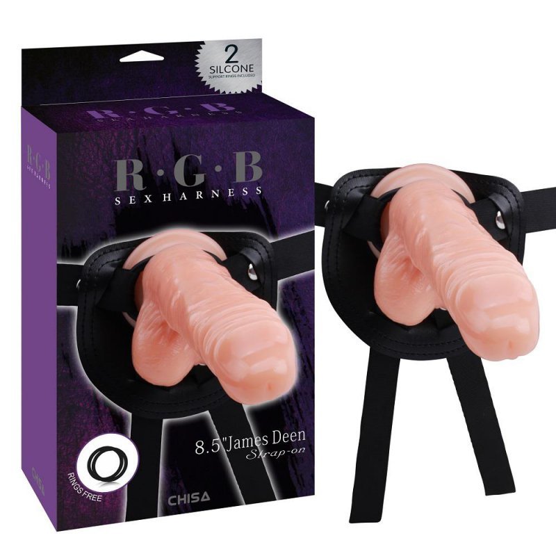 Realistyczne dildo pas Strapon proteza penisa dla lesbijek 21,5 cm