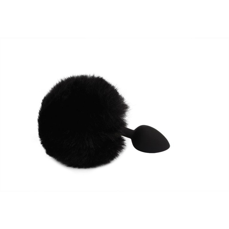 Korek analny ogonek króliczka Small Bunny Tail mały czarny
