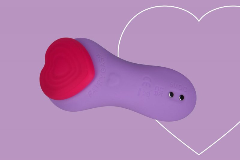 Wibrator dla Pań z pilotem HeartGem violet