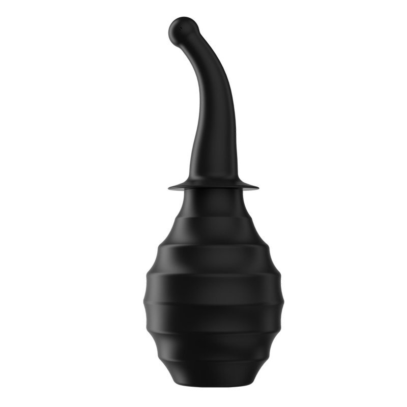 Gruszka analna do lewatywy Mr.Play czarna zagięta (330 ml)