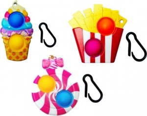 BRELOK PUSH POP BUBBLE ANTYSTRESOWA ZABAWKA