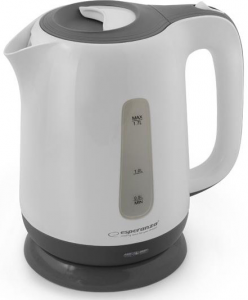 Czajnik ESPERANZA Pojemność  1.7L Moc  2200W Biało-szary