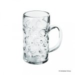 Plastikowy kufel do piwa z cechą 0,4l. 6 szt