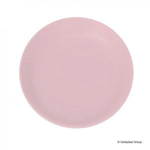 Plastikowy talerz duży różowy średnica 27,5 cm 65 szt