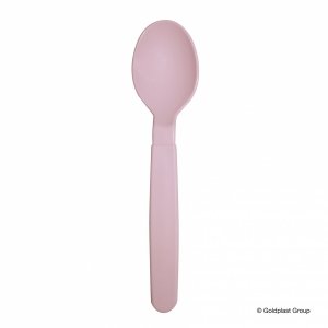Plastikowe sztućce kolorowe, łyżka, wielkość 18,5 cm, 180 szt