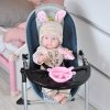 WOOPIE ROYAL Krzesełko do Karmienia 5w1 Zestaw Opiekunka dla Lalki  + Huśtawka Nosidełko