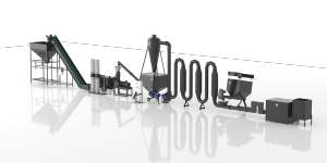 Linia do produkcji peletu DGL-6000  500-700kg z suszarnia 