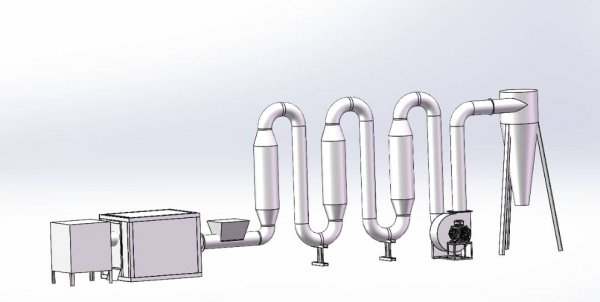 Linia do produkcji peletu DGL-5000  300-500kg z suszarnia 