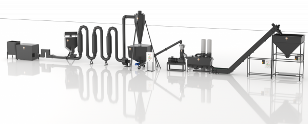 Linia do produkcji peletu DGL-5000  300-500kg z suszarnia i młynem