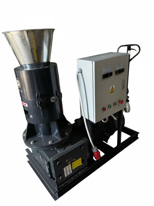 Peleciarka wolnoobrotowa 11kW z ruchomymi rolkami Model EWP-230DC