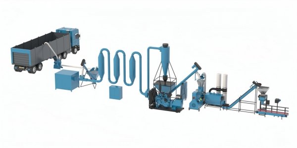 Linia do produkcji peletu DGL-5000  300-500kg z suszarnia i młynem