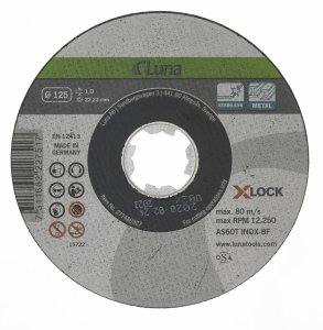 Tarcza ścierna tnąca X-LOCK 125x1,0 mm