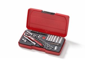 Zestaw kluczy nasadowych z chwytem kwadratowym 1 Teng Tools T1436