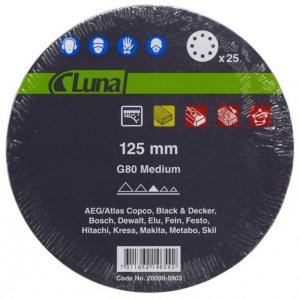 Krążek ścierny papierowy 125 G120 8H N-F BIG