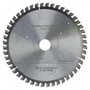 Piła tarczowa do cięcia aluminium  150x20 Z48