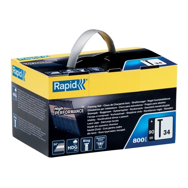 Gwoździe Rapid HDG 34-D nr 34 (90 mm) - opakowanie 800 szt.
