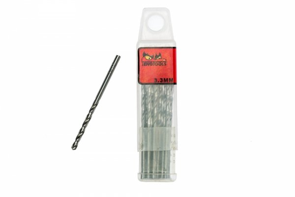 Wiertło kręte krótkie 3,3 mm (10 szt.) DBx033