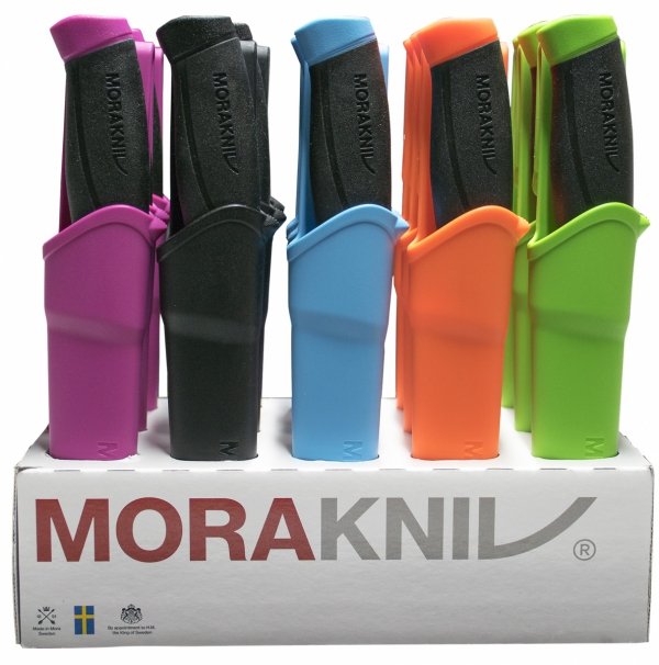 Noże z pochwą Mora Companion - wielokolorowe