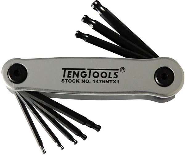 Klucze TX w zestawie Teng Tools 1476NTX1
