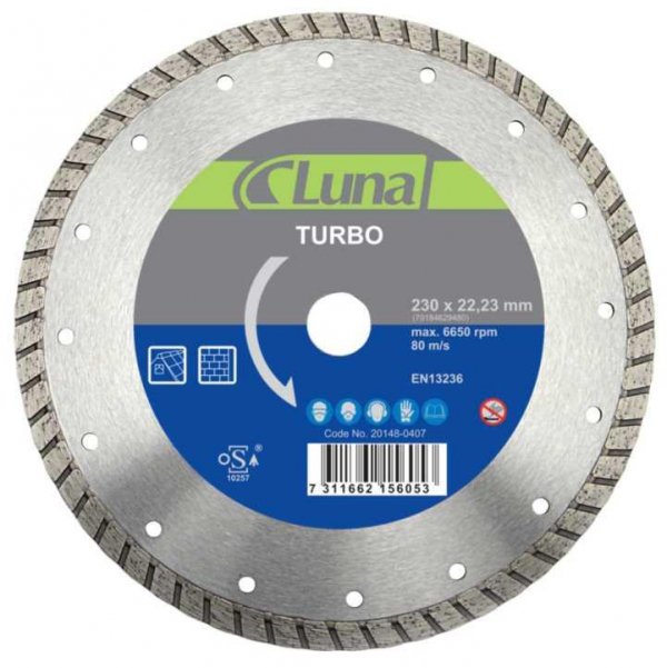 Tarcza tnąca diamentowa 125x7x2,1x22 TUR