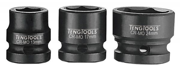 Nasadka udarowa niskoprofilowa z chwytem 1/2&quot; 19 mm