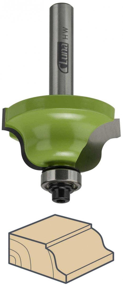 FREZ PROFILOWY 42/19.5/6.4+6.4/57/8mm łożysko dolne 13x5mm