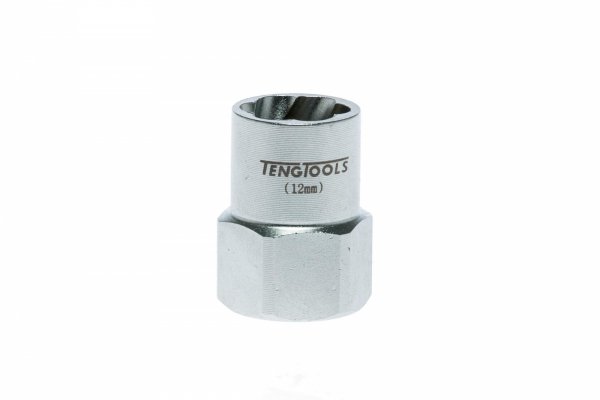 Sześciokątne nasadki odkręcające z chwytem kwadratowym 3/8&quot; 12 mm
