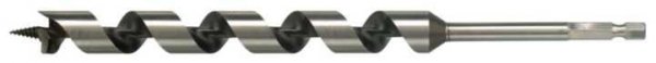Wiertło do drewna z chwytem 1/4&quot; do uchwytu wiertarskiego 6 mm
