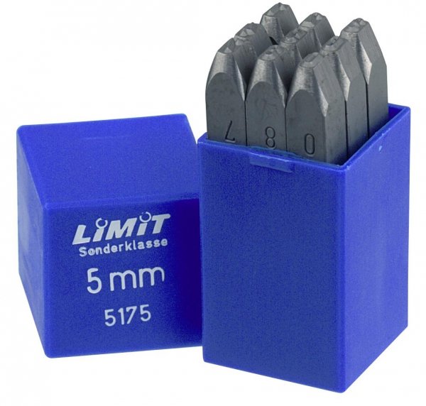 Stemple znakujące 5175- cyfry od 0 do 9 o wysokości 2 mm