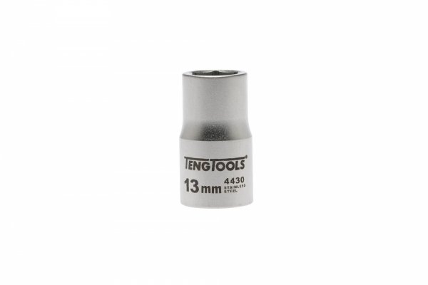 Nasadka 6-kątna nierdzewna z chwytem 1/2&quot; 13 mm